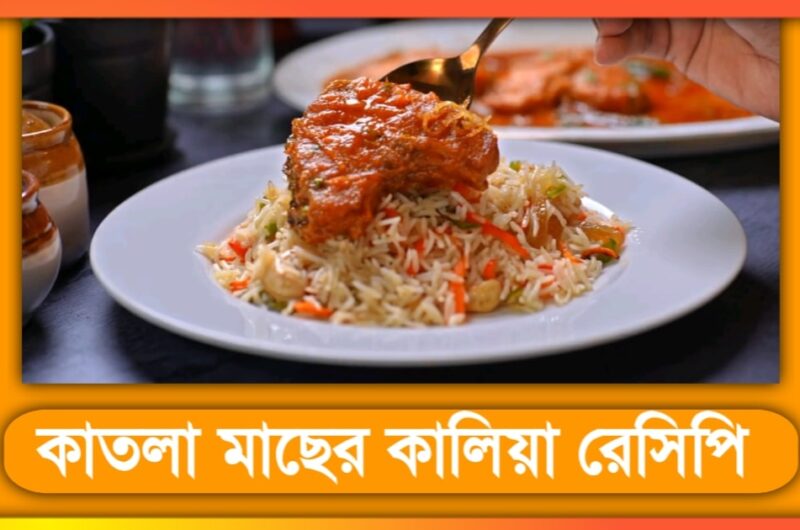 কাতলা মাছের কালিয়া রেসিপি | Bengali Fish Kalia Step by Step